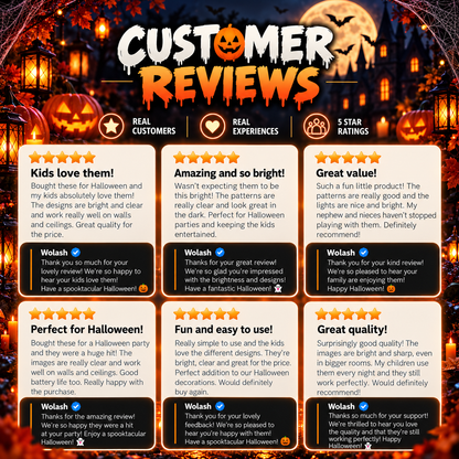 GlowFinger™ Halloween Finger Projector Lights