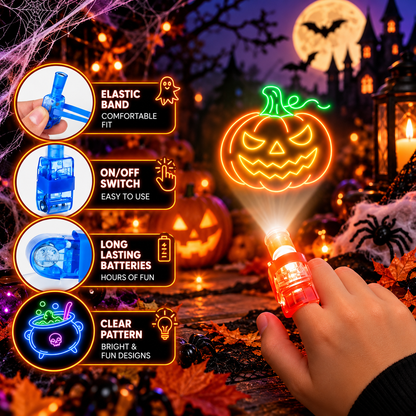 GlowFinger™ Halloween Finger Projector Lights